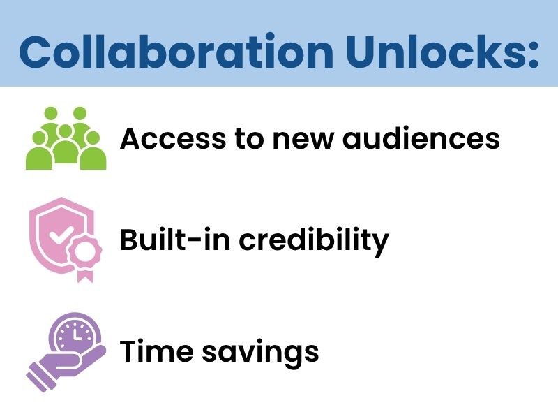 You can boost your visibility as a teacherpreneur through collaborations.