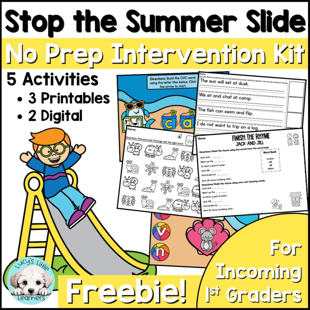 Lucy's Little Learners EYO Freebie